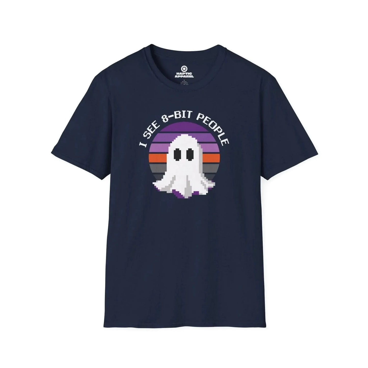 Gaming T-Shirt Navy / S 8-Bit People T-Shirt