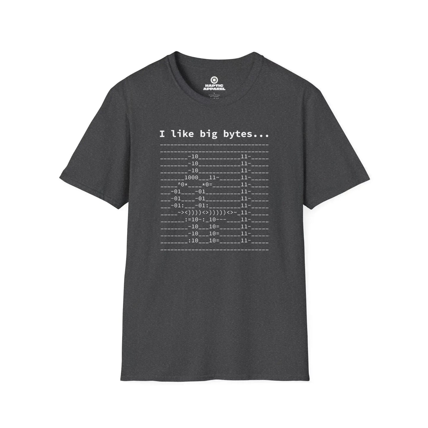 Gaming T-Shirt Dark Heather / S Big Bytes T-Shirt