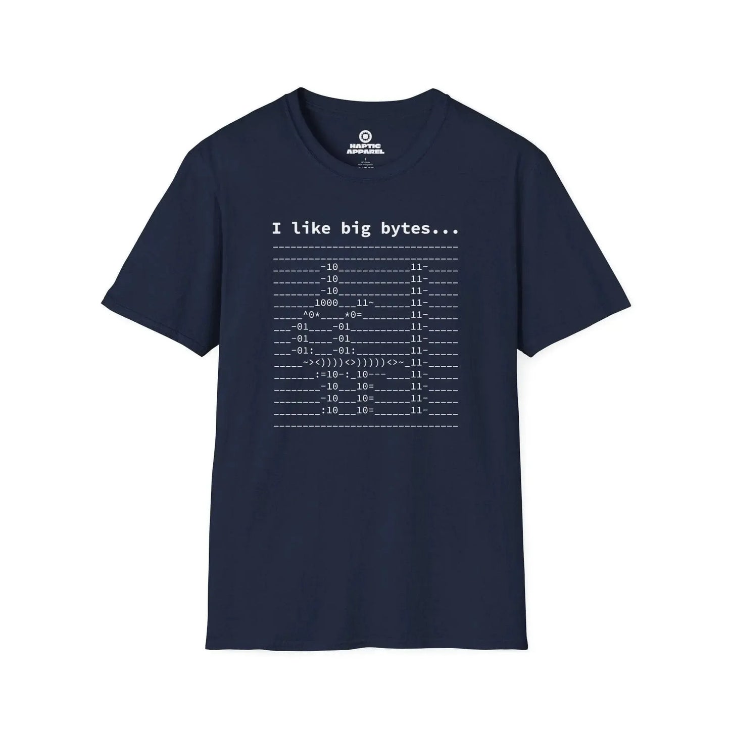 Gaming T-Shirt Navy / S Big Bytes T-Shirt