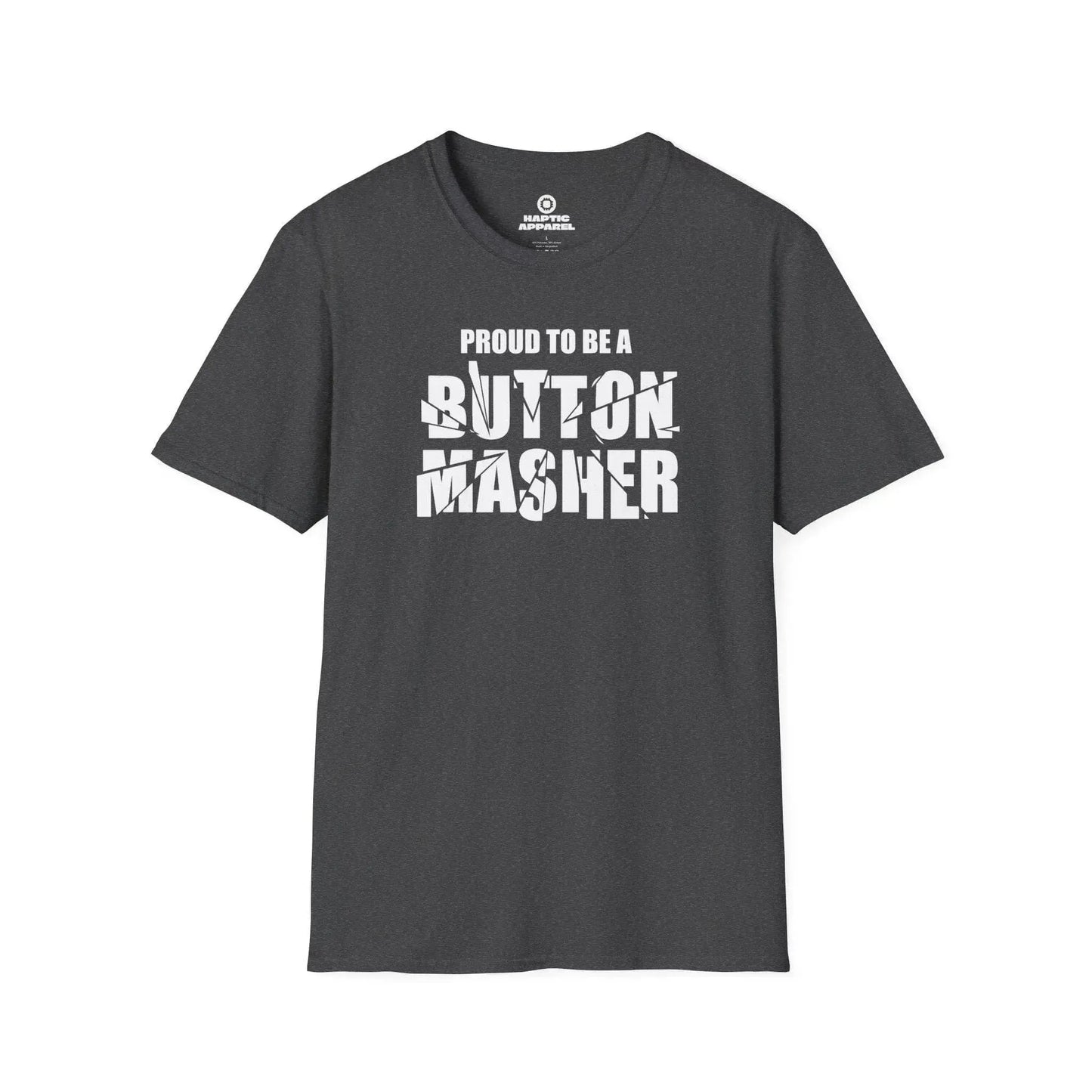 Gaming T-Shirt Dark Heather / S Button Masher T-Shirt