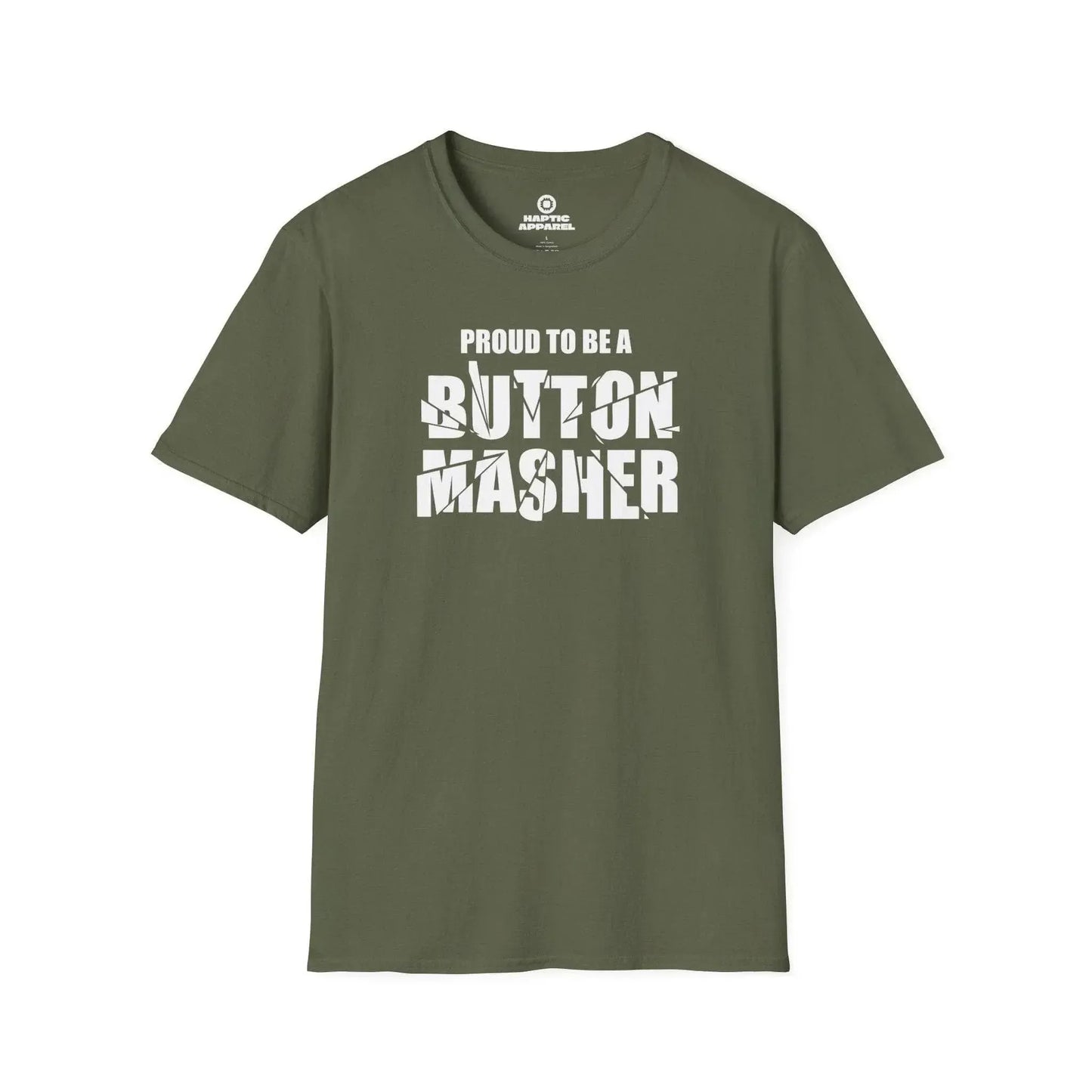 Gaming T-Shirt Military Green / S Button Masher T-Shirt