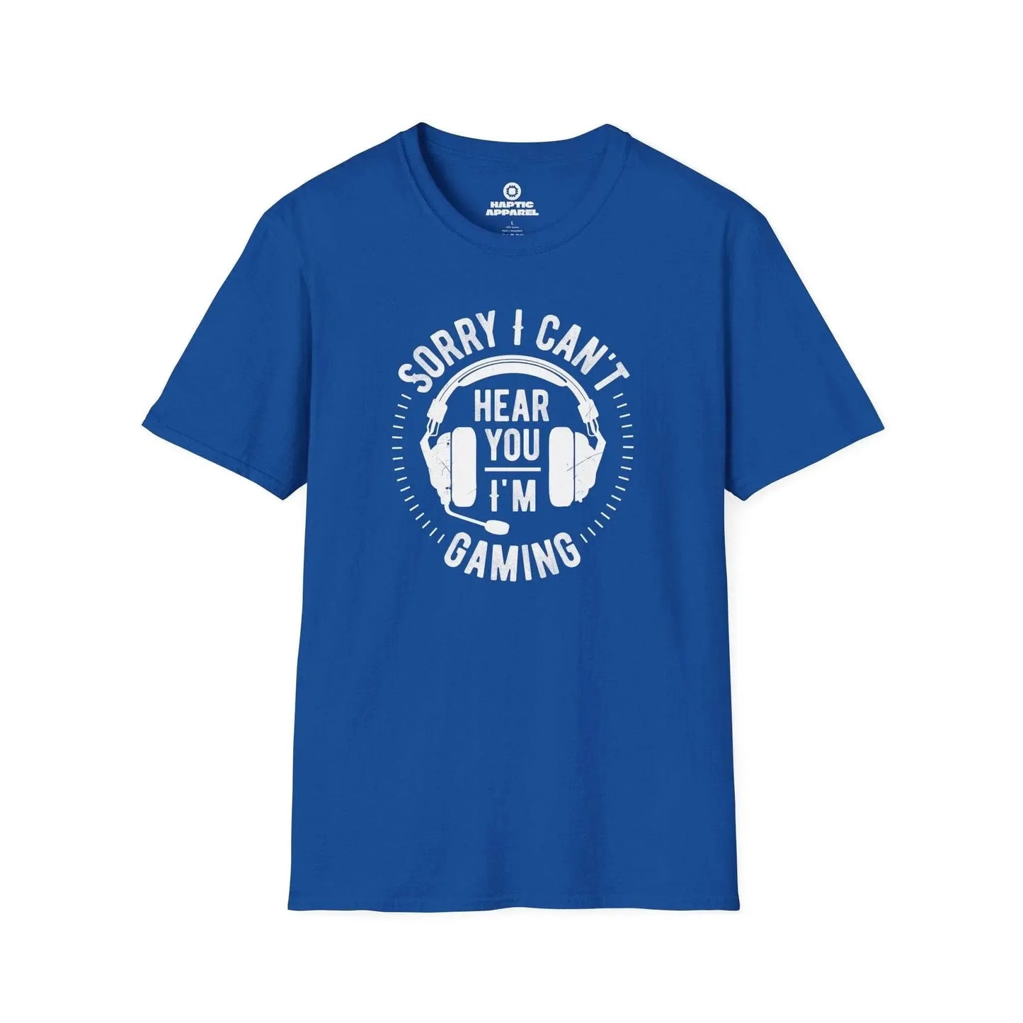 Gaming T-Shirt Royal / S Can't Hear You T-Shirt