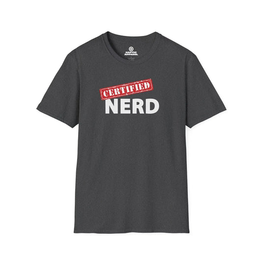 Gaming T-Shirt Dark Heather / S Certified Nerd T-Shirt