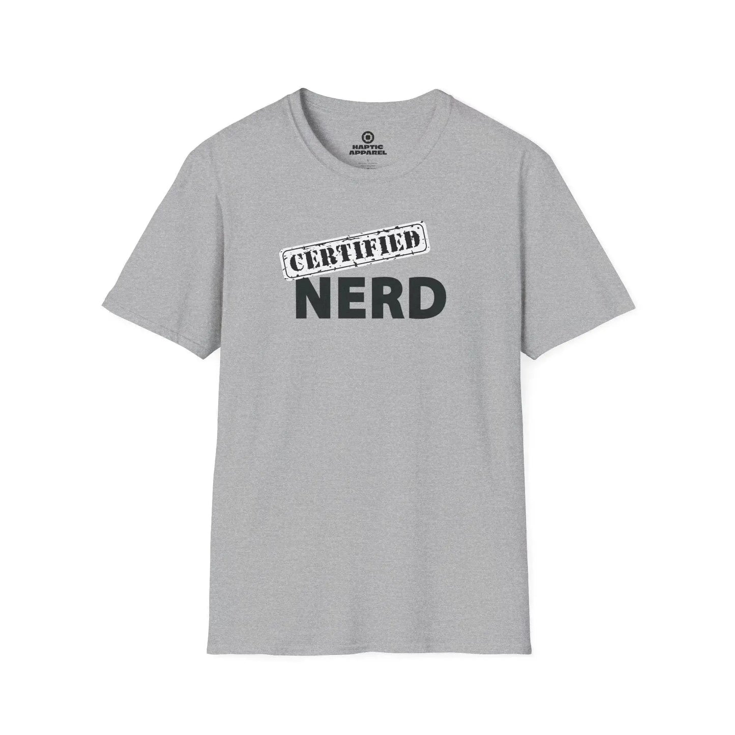 Gaming T-Shirt Sport Grey / S Certified Nerd T-Shirt
