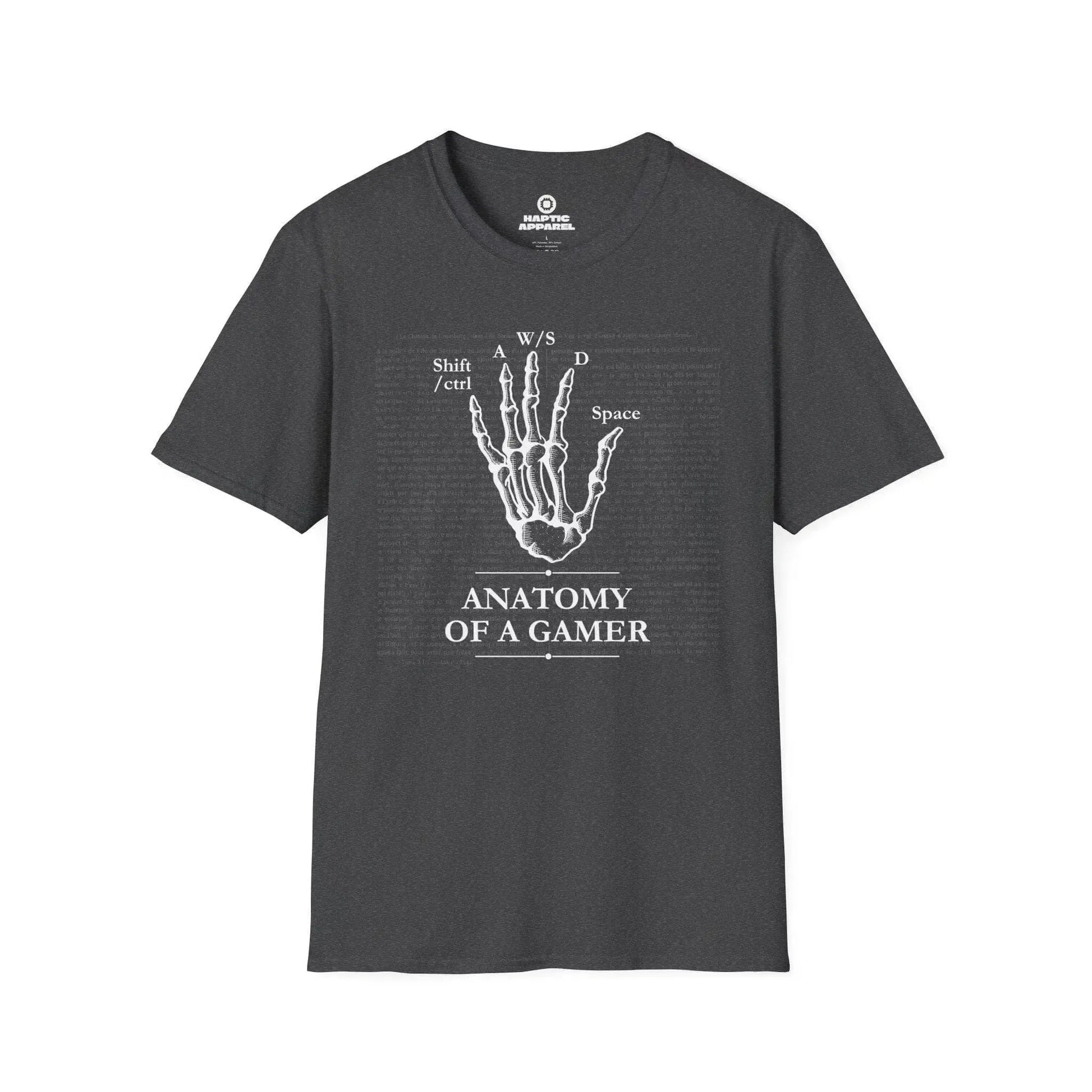 Gaming T-Shirt Dark Heather / S Gamer Anatomy T-Shirt