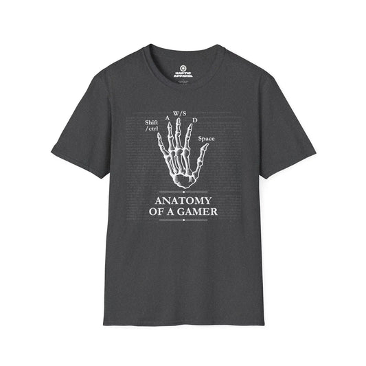 Gaming T-Shirt Dark Heather / S Gamer Anatomy T-Shirt