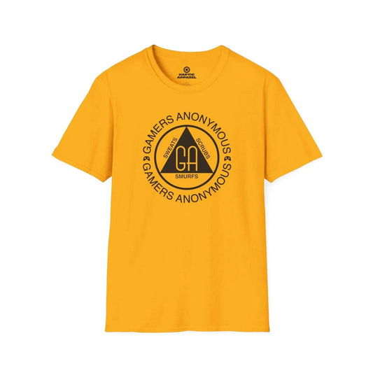 Gaming T-Shirt Gold / S Gamers Anonymous T-Shirt