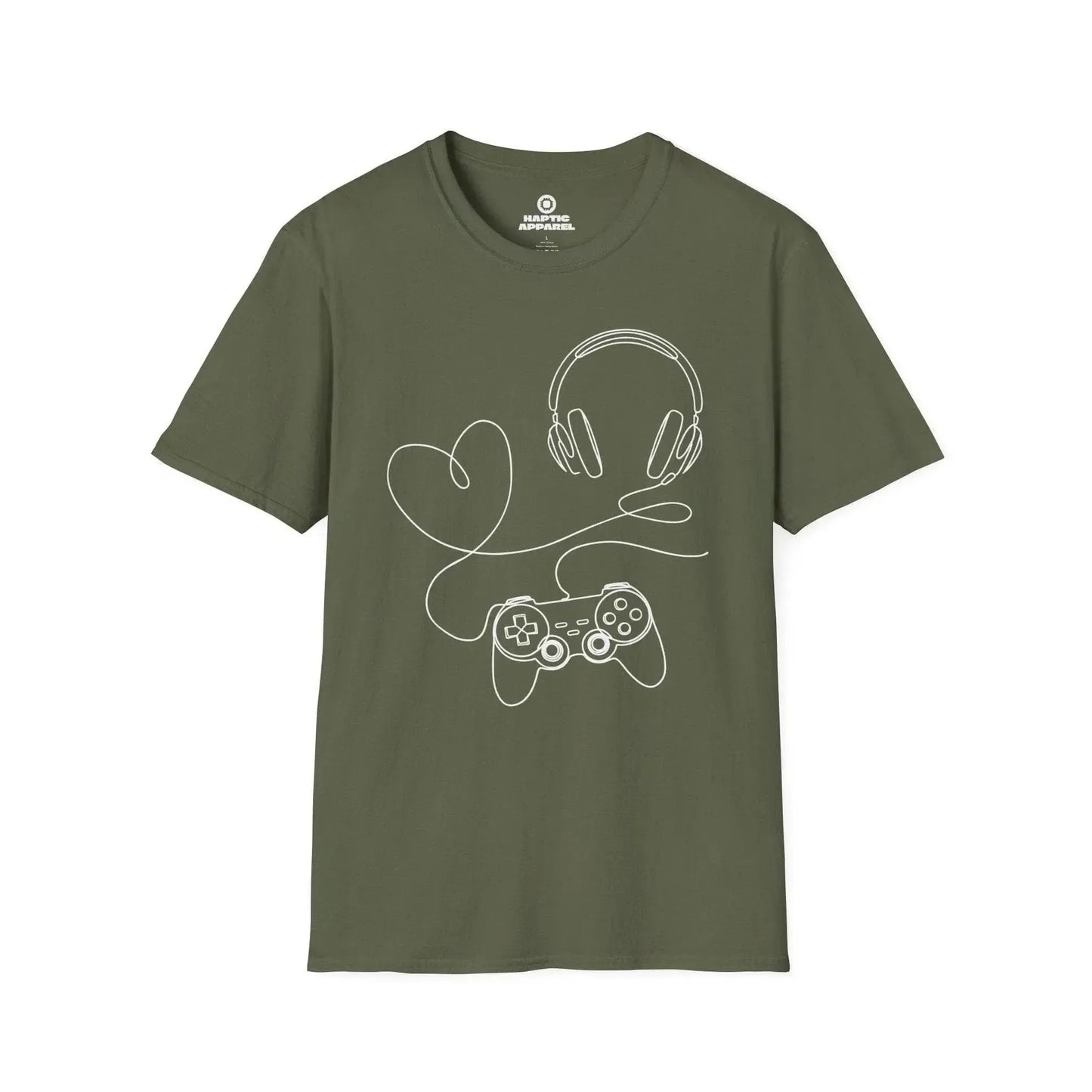 Gaming T-Shirt Military Green / S Gaming Love T-Shirt