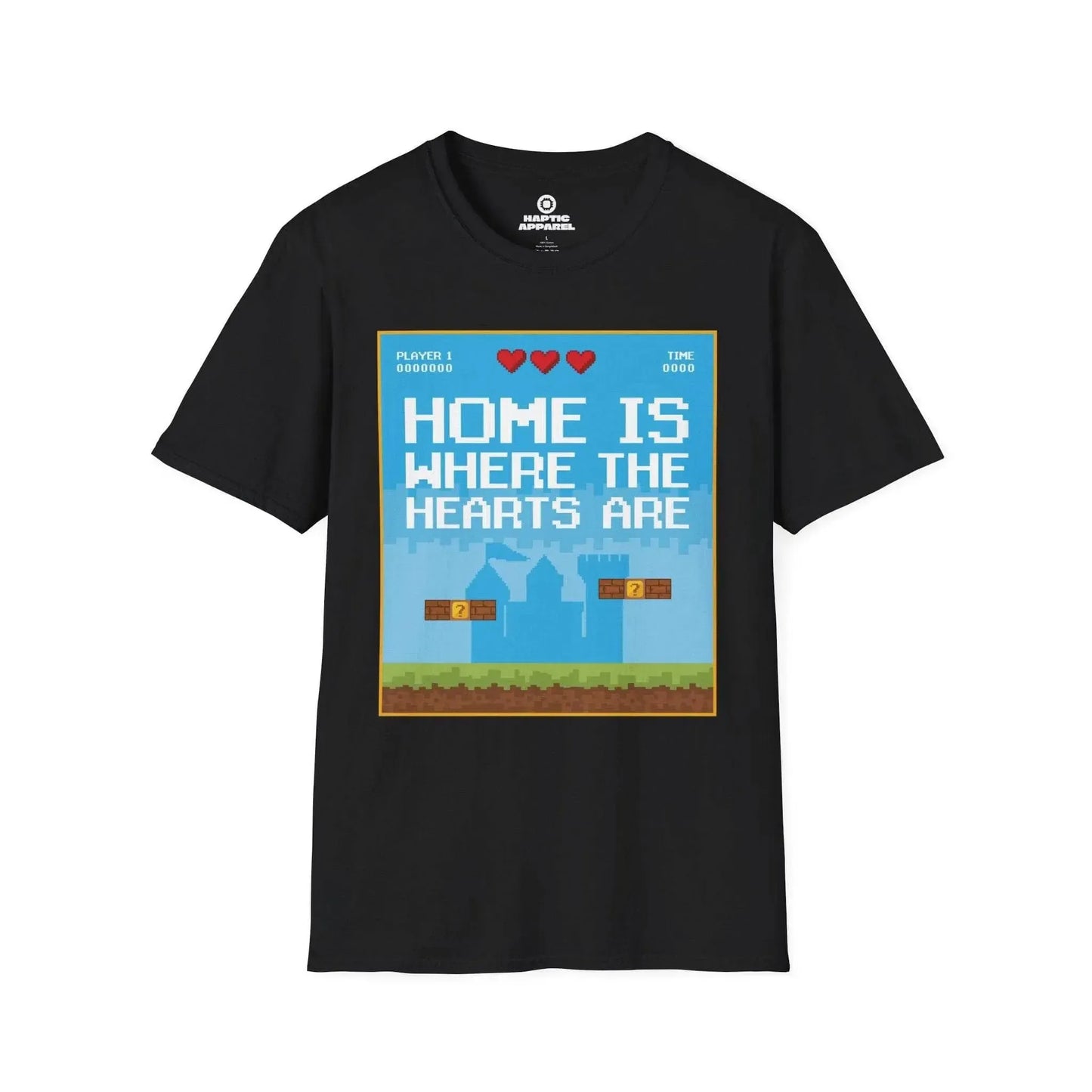 Gaming T-Shirt Black / S Home Hearts T-Shirt