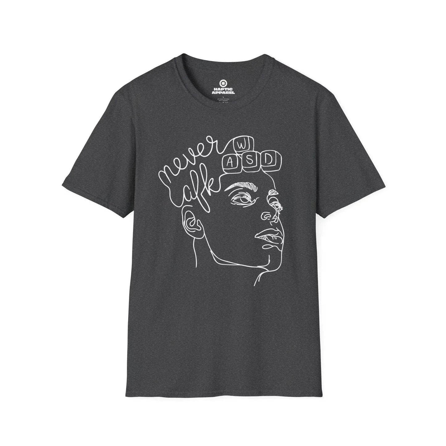 Gaming T-Shirt Dark Heather / S Never AFK T-Shirt