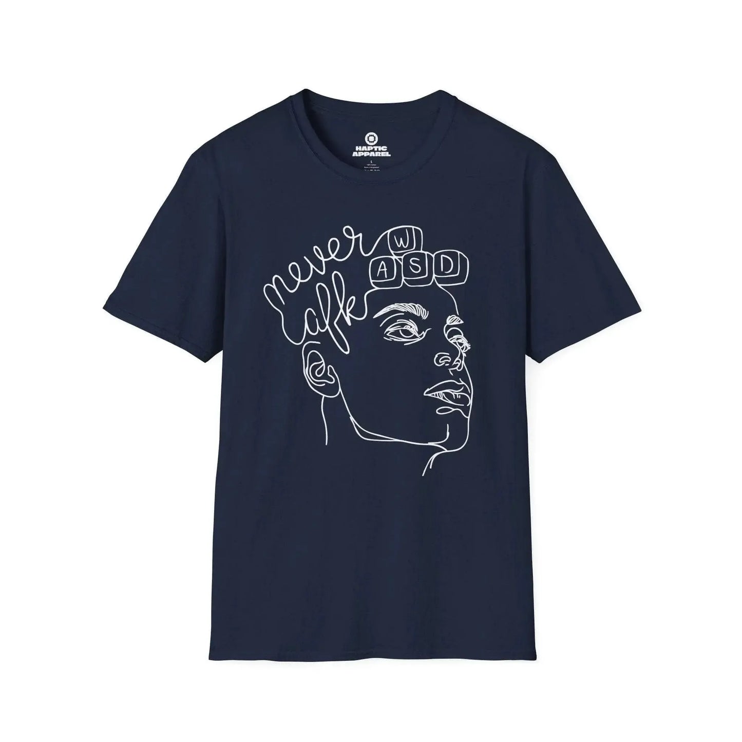 Gaming T-Shirt Navy / S Never AFK T-Shirt