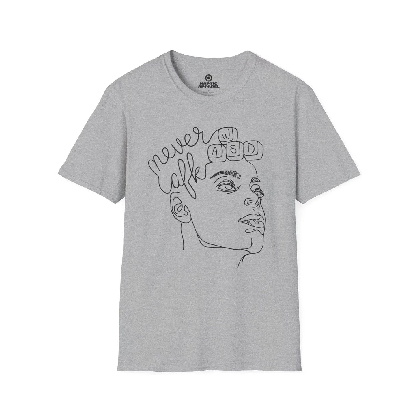 Gaming T-Shirt Sport Grey / S Never AFK T-Shirt