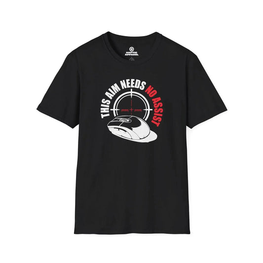 Gaming T-Shirt Black / S No Aim Assist T-Shirt