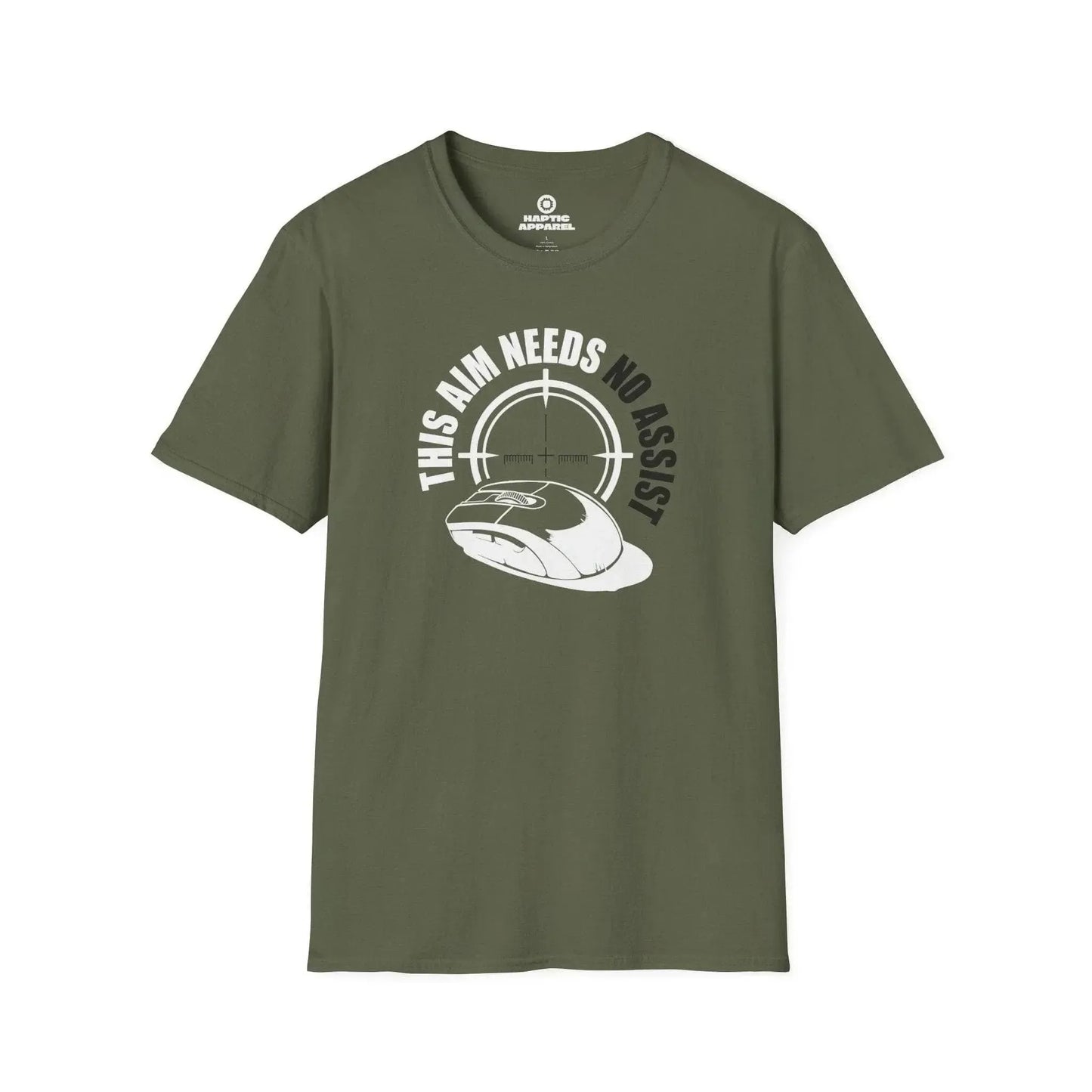 Gaming T-Shirt Military Green / S No Aim Assist T-Shirt