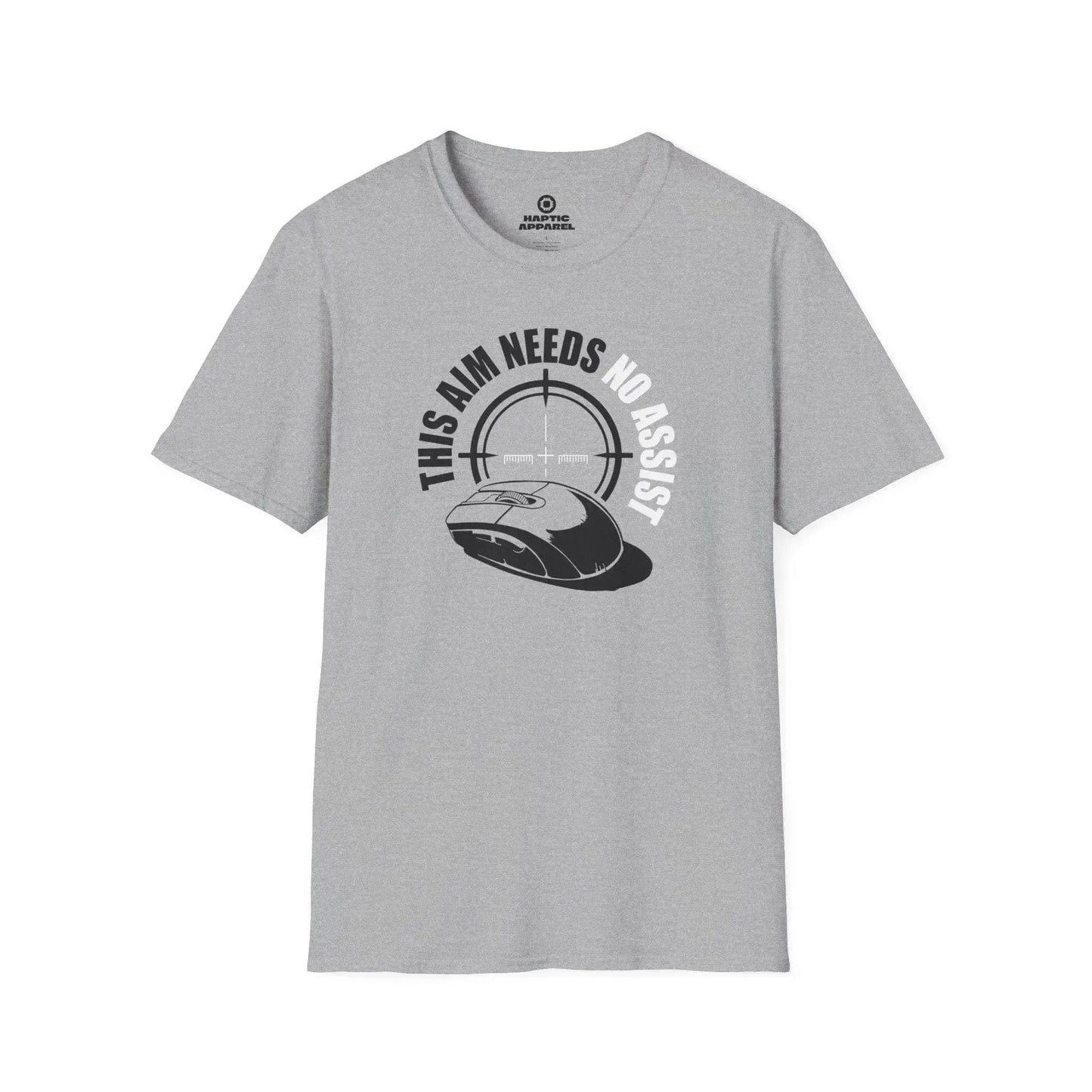 Gaming T-Shirt Sport Grey / S No Aim Assist T-Shirt