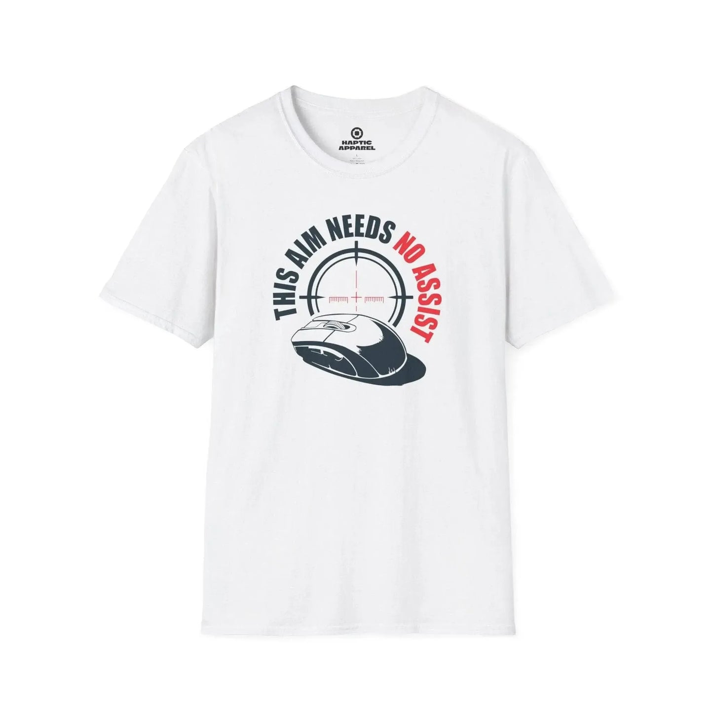Gaming T-Shirt White / S No Aim Assist T-Shirt