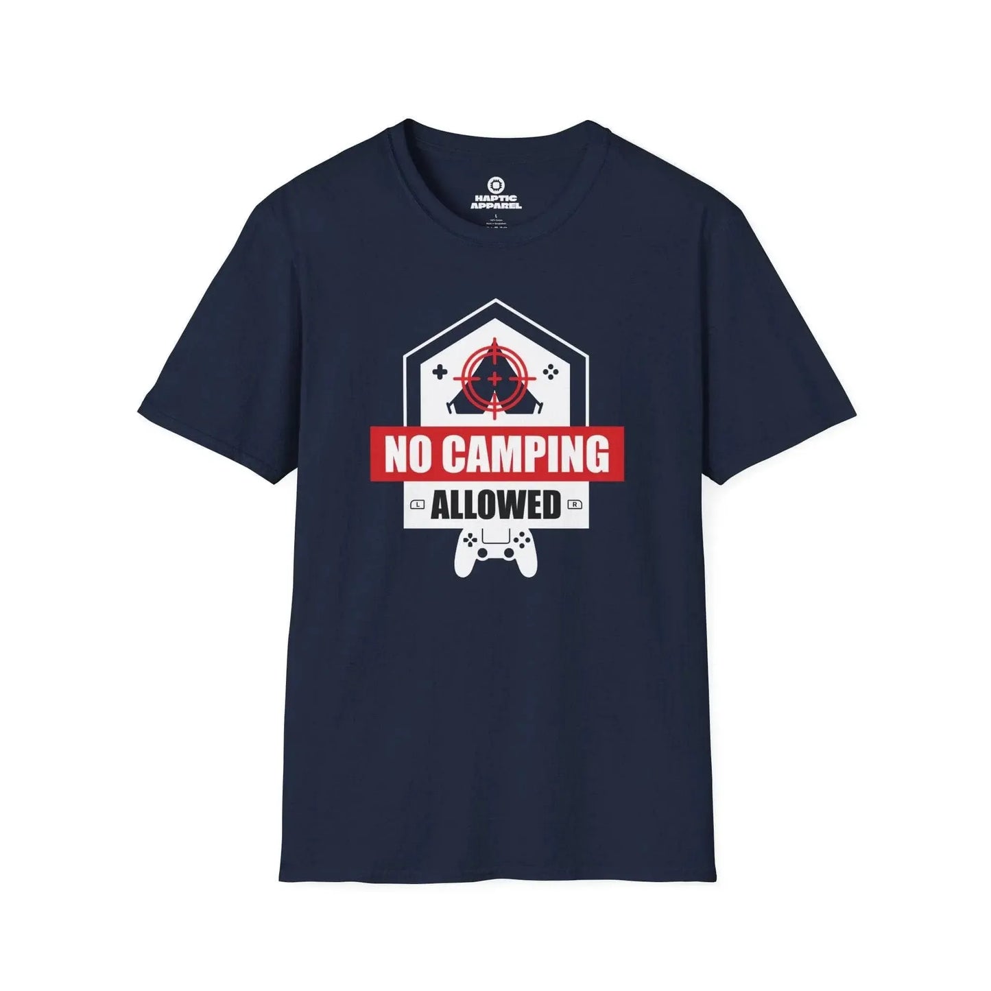 Gaming T-Shirt Navy / S No Camping T-Shirt