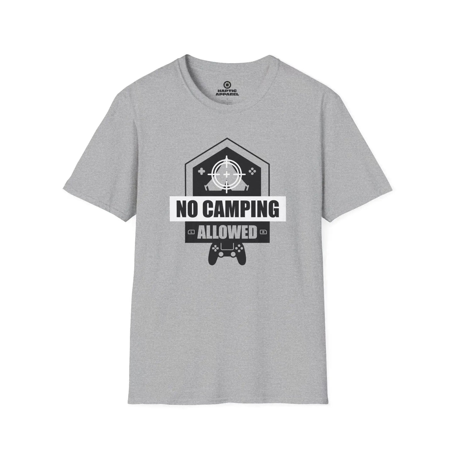 Gaming T-Shirt Sport Grey / S No Camping T-Shirt