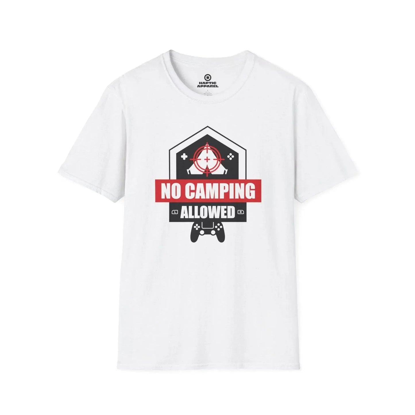 Gaming T-Shirt White / S No Camping T-Shirt