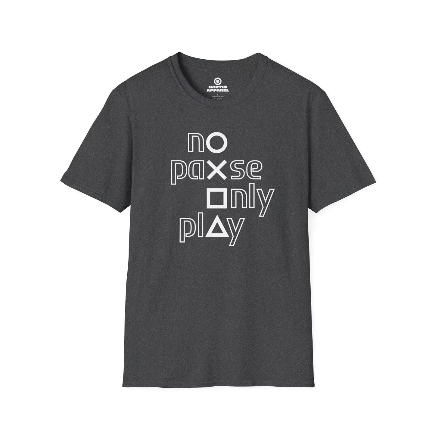 Gaming T-Shirt Dark Heather / S No Pause T-Shirt