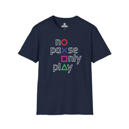 Gaming T-Shirt Navy / S No Pause T-Shirt