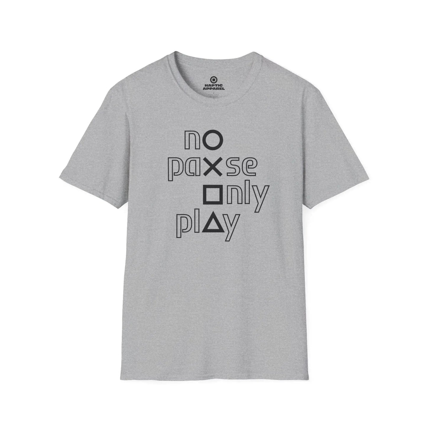 Gaming T-Shirt Sport Grey / S No Pause T-Shirt