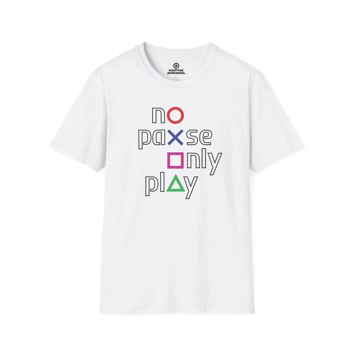 Gaming T-Shirt White / S No Pause T-Shirt
