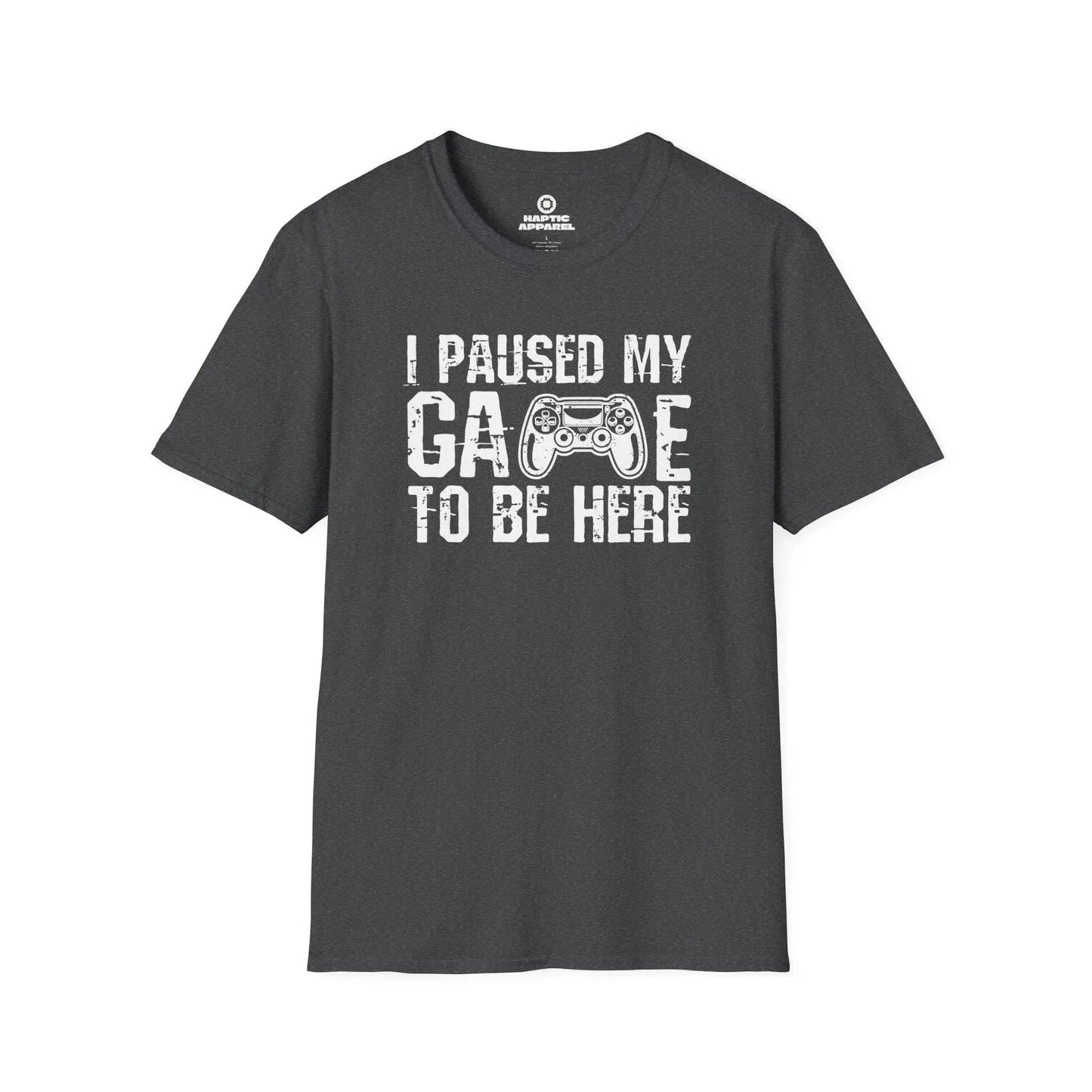 Gaming T-Shirt Dark Heather / S Paused My Game T-Shirt