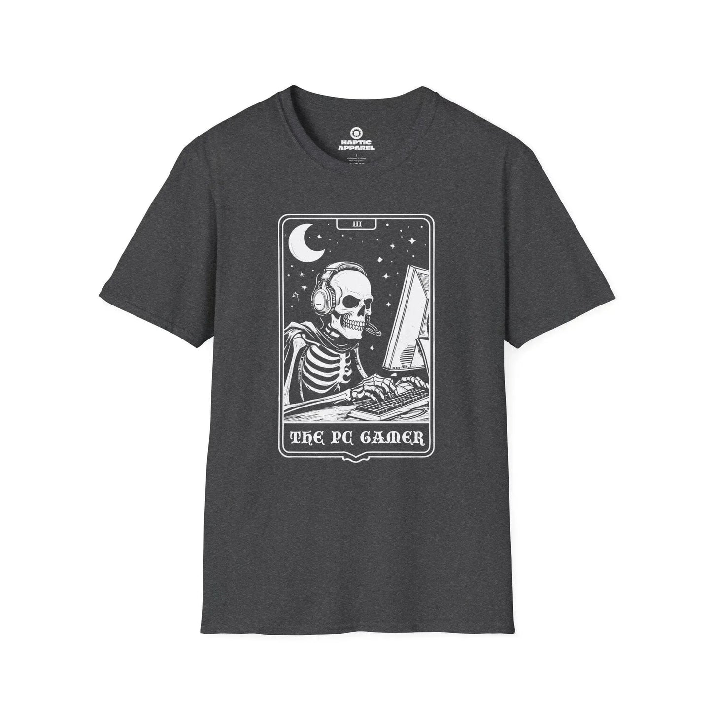 Gaming T-Shirt Dark Heather / S PC Gamer Card T-Shirt