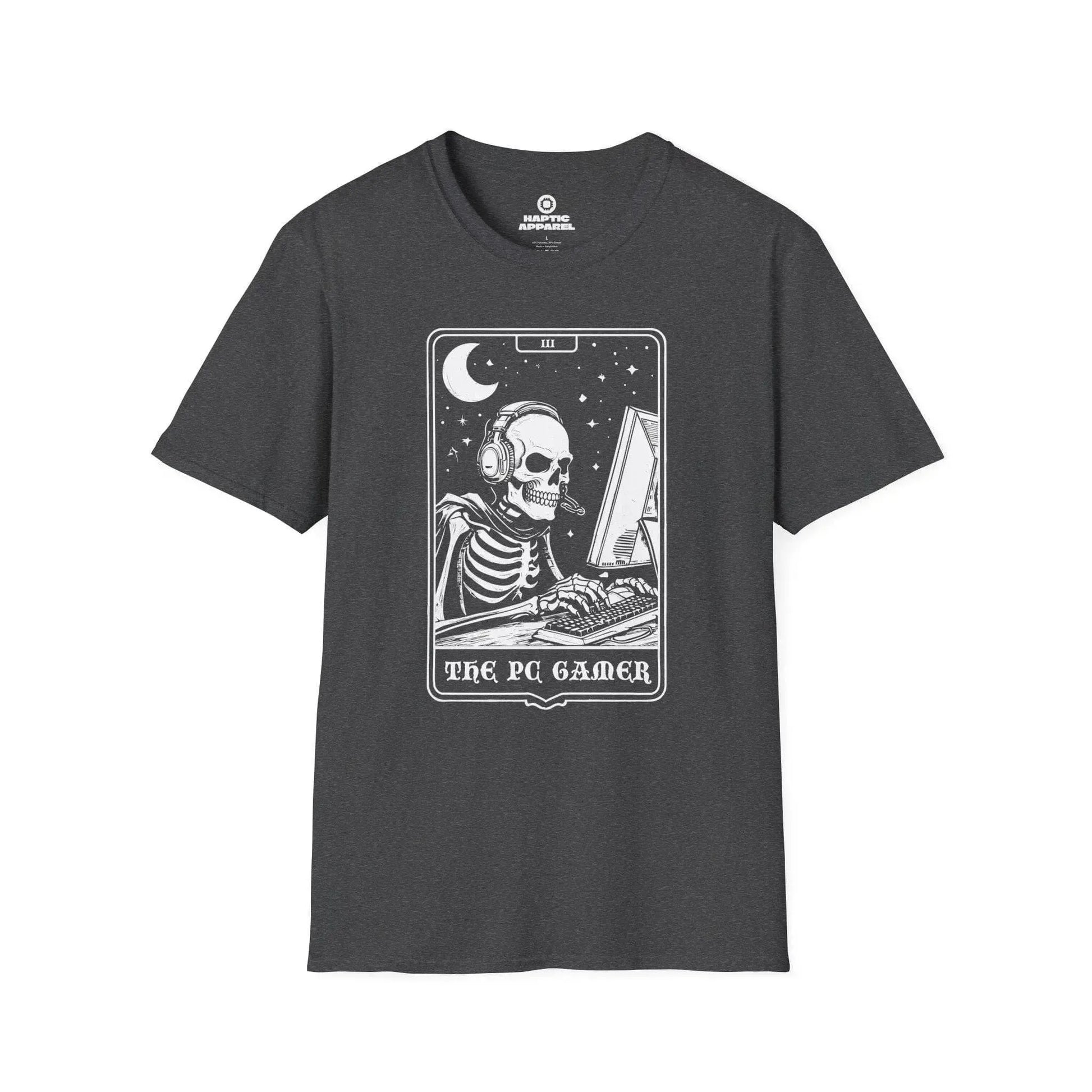 Gaming T-Shirt Dark Heather / S PC Gamer Card T-Shirt