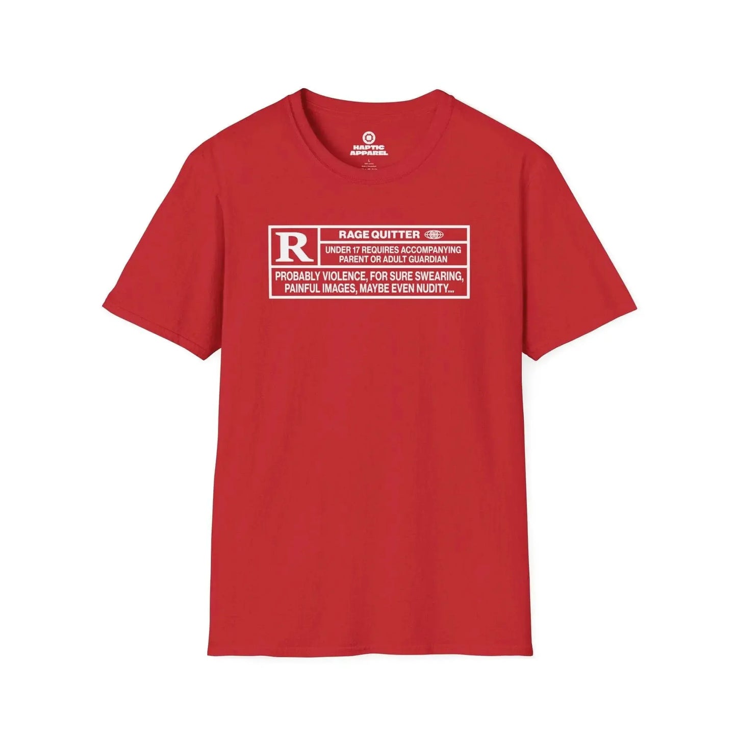Gaming T-Shirt Red / S Rage Advisory T-Shirt
