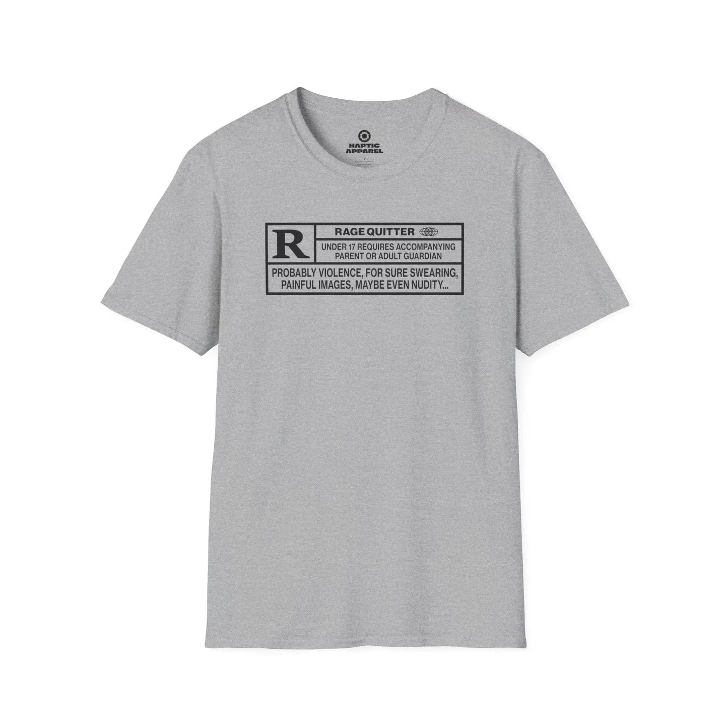 Gaming T-Shirt Sport Grey / S Rage Advisory T-Shirt