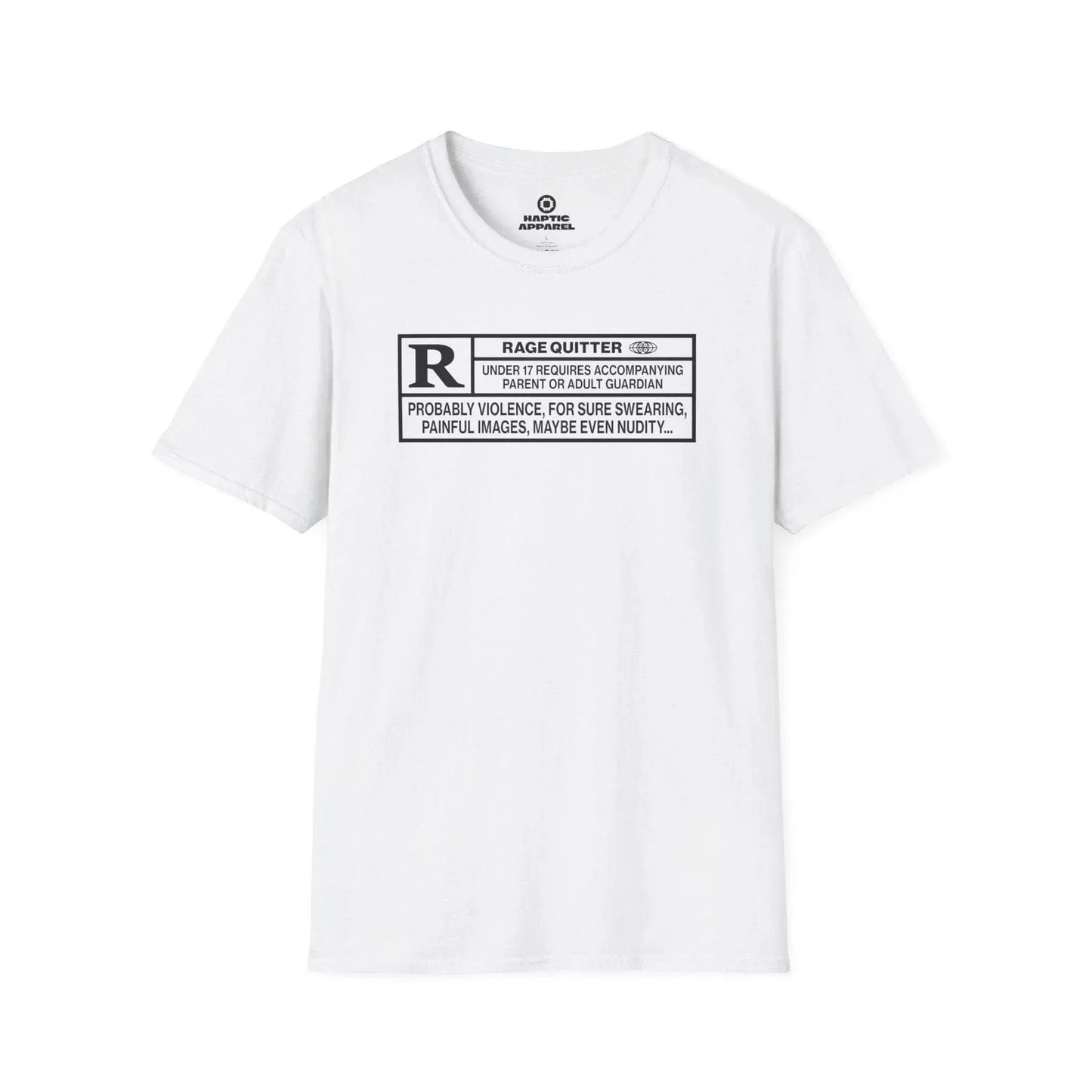 Gaming T-Shirt White / S Rage Advisory T-Shirt