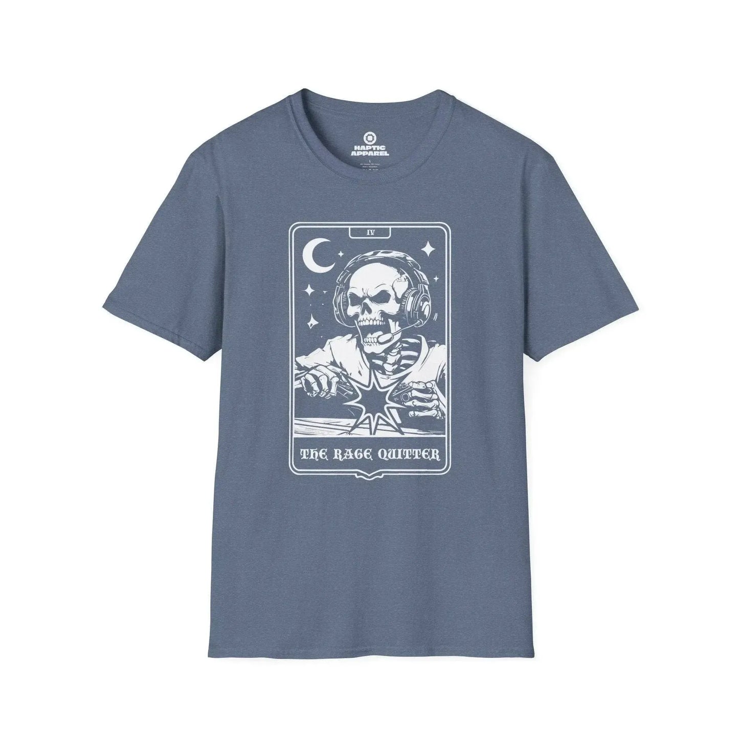 Gaming T-Shirt Heather Indigo / S Rage Quitter Card T-Shirt
