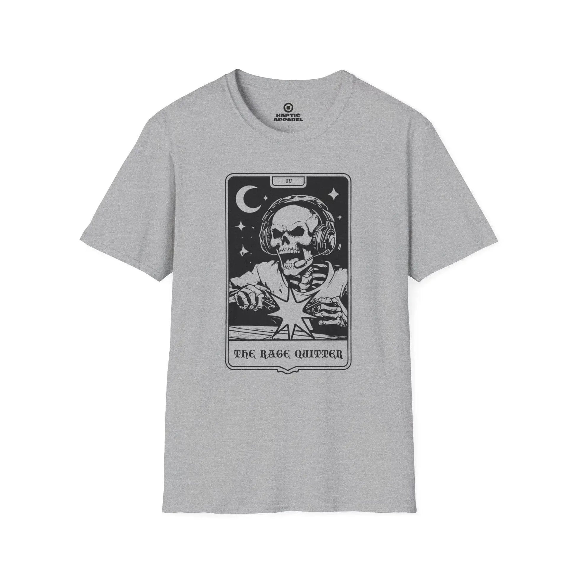 Gaming T-Shirt Sport Grey / S Rage Quitter Card T-Shirt
