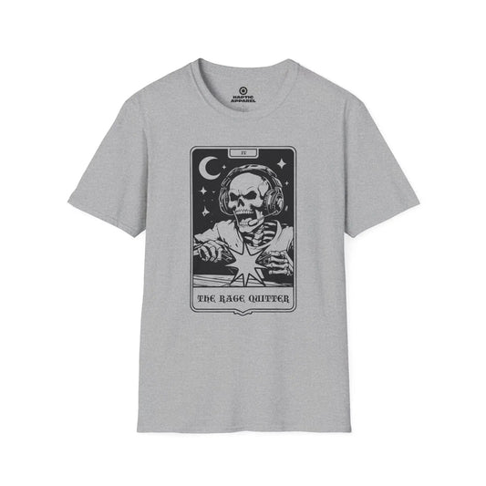 Gaming T-Shirt Sport Grey / S Rage Quitter Card T-Shirt