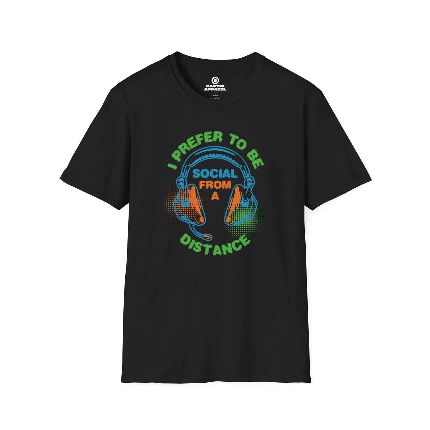 Gaming T-Shirt Black / S Social Distance T-Shirt