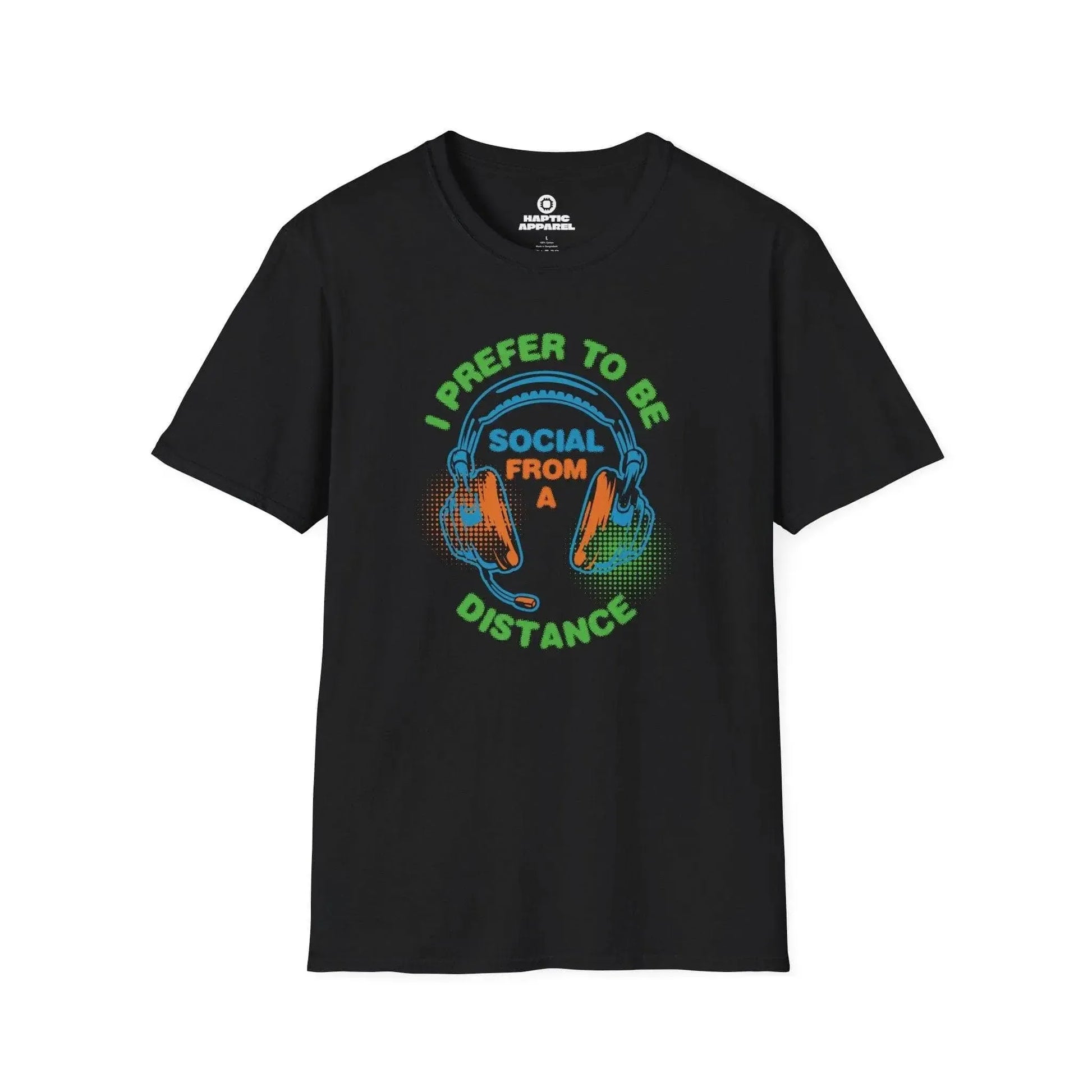 Gaming T-Shirt Black / S Social Distance T-Shirt