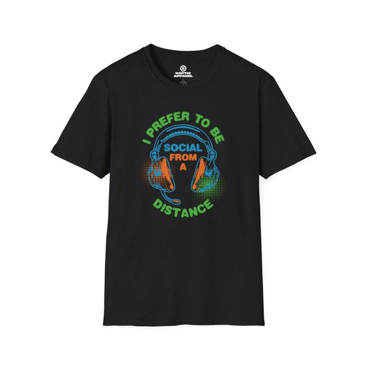 Gaming T-Shirt Black / S Social Distance T-Shirt