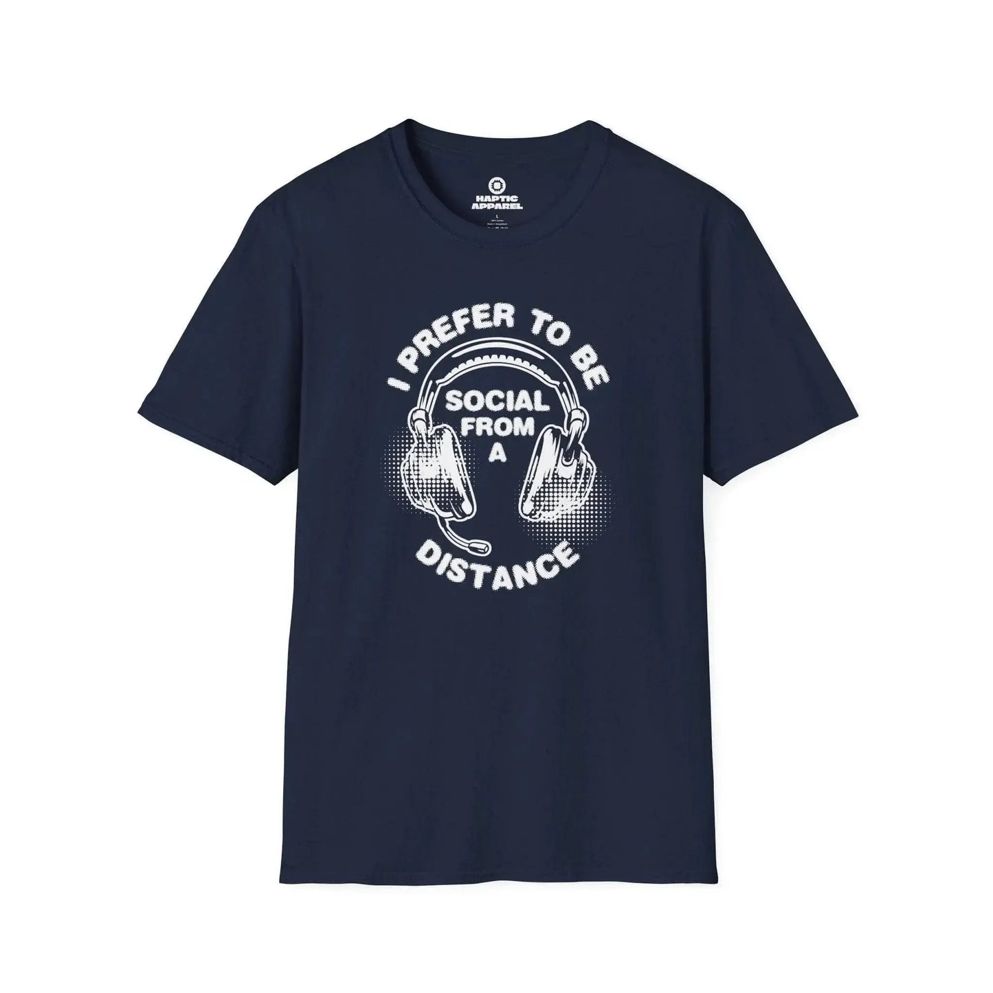 Gaming T-Shirt Navy / S Social Distance T-Shirt