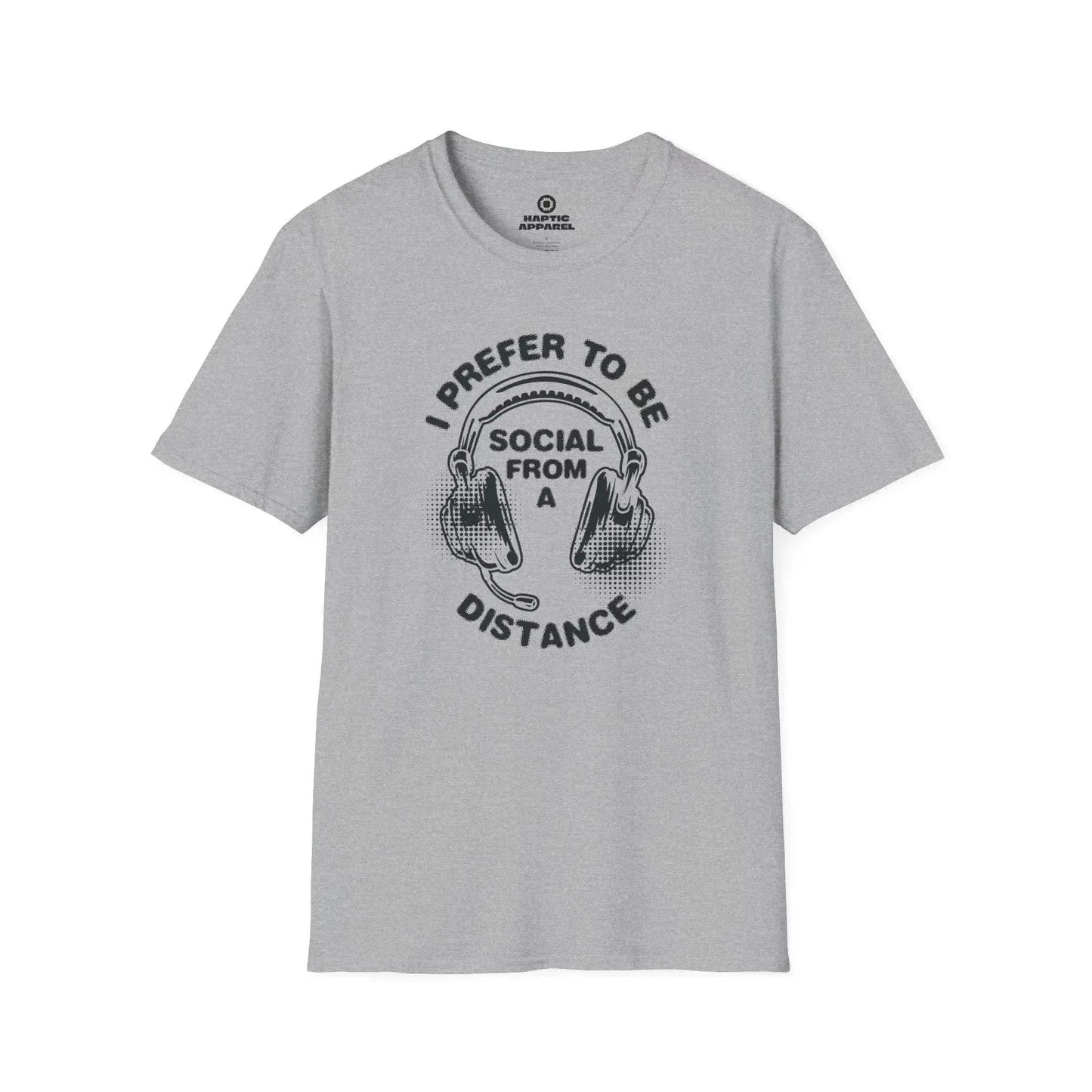 Gaming T-Shirt Sport Grey / S Social Distance T-Shirt