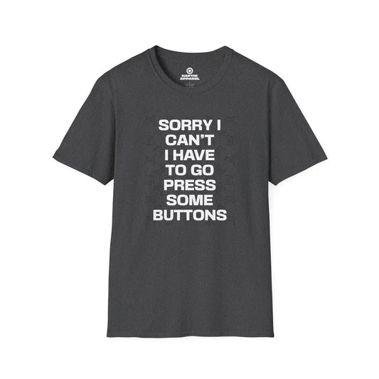 Gaming T-Shirt Dark Heather / S Sorry I Can't T-Shirt