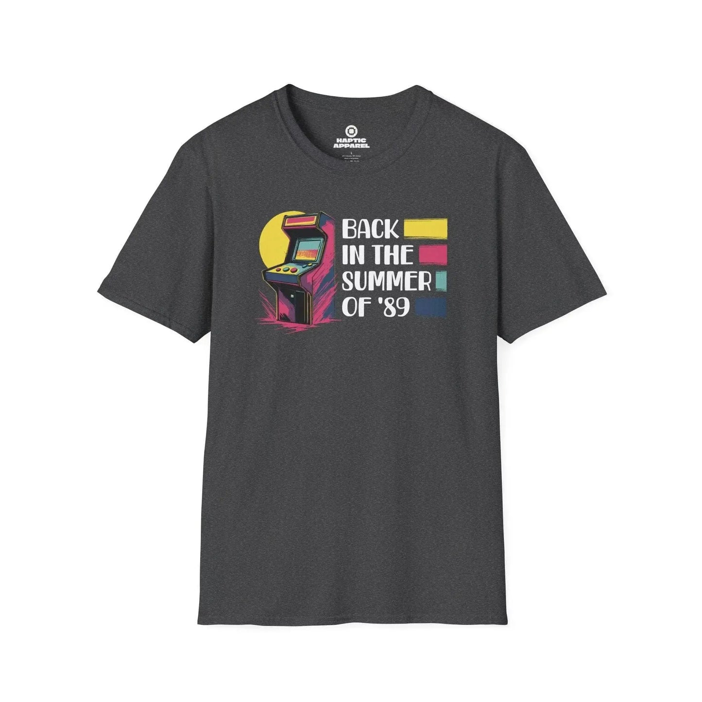Gaming T-Shirt Dark Heather / S Summer 89 T-Shirt