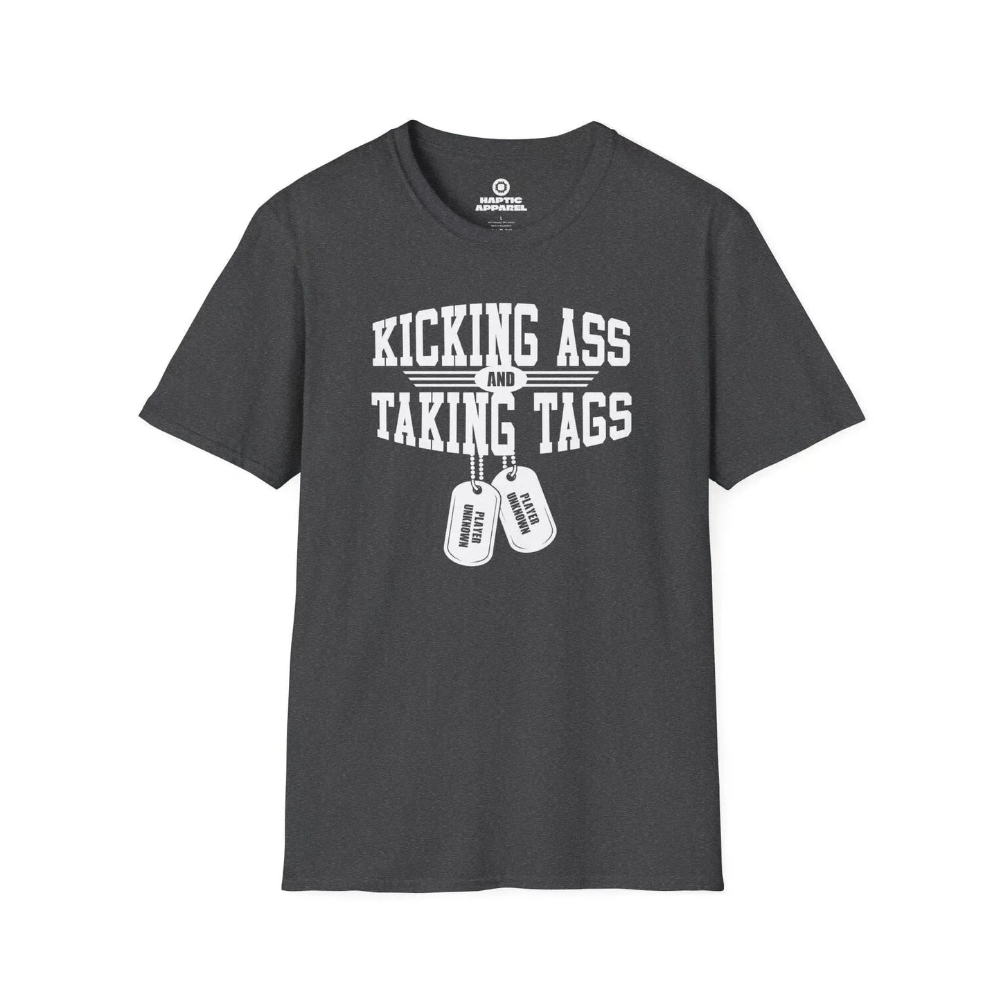 Gaming T-Shirt Dark Heather / S Taking Tags T-Shirt