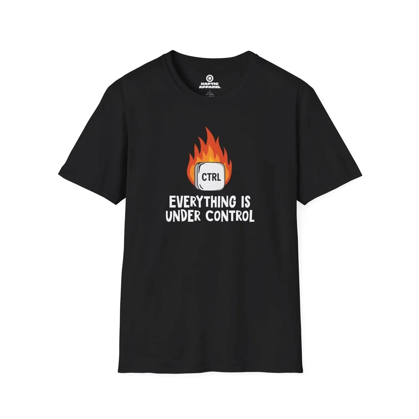 Gaming T-Shirt Black / S Under Control T-Shirt