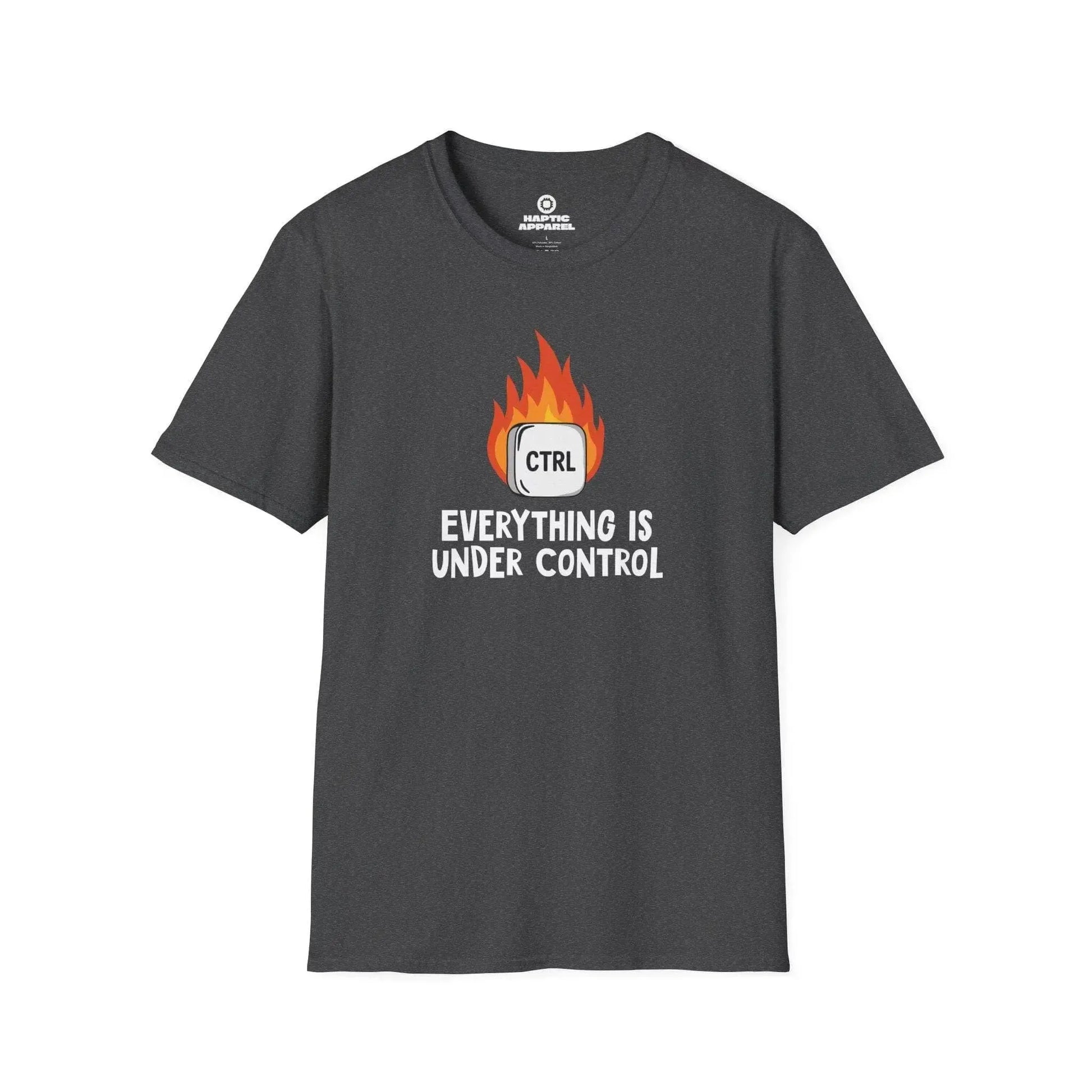 Gaming T-Shirt Dark Heather / S Under Control T-Shirt