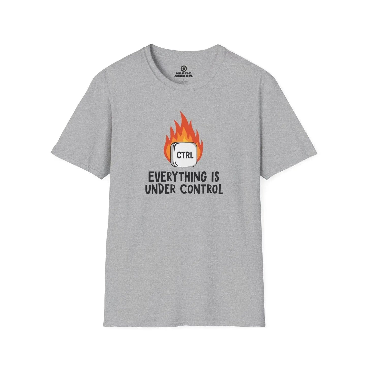 Gaming T-Shirt Sport Grey / S Under Control T-Shirt