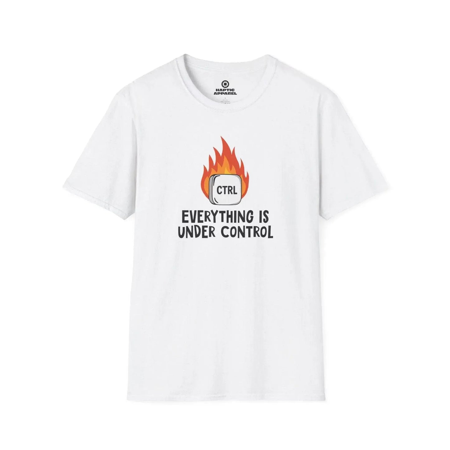Gaming T-Shirt White / S Under Control T-Shirt