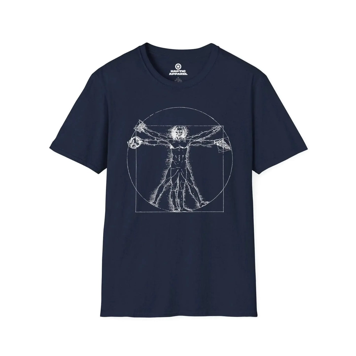 Gaming T-Shirt Navy / S Vitruvian Console Man T-Shirt