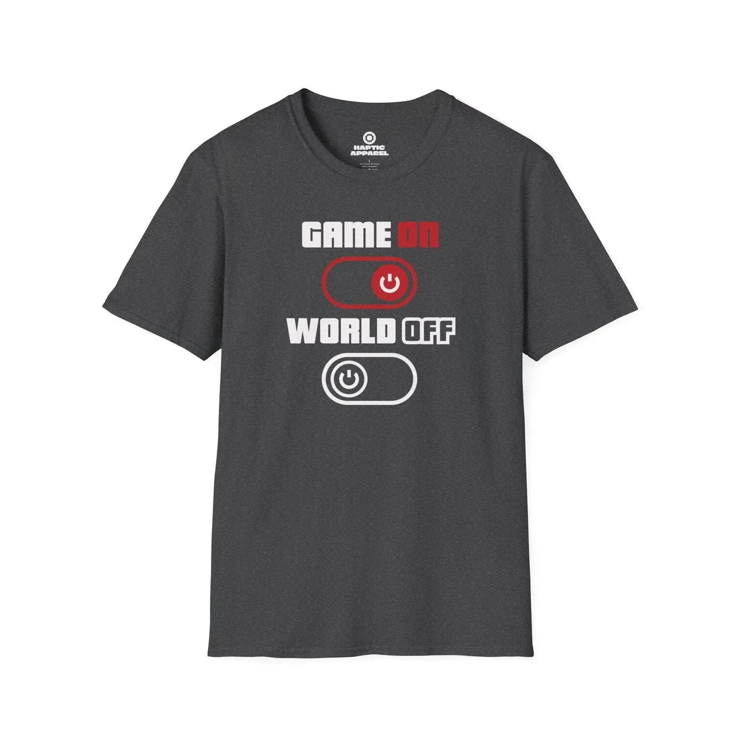 Gaming T-Shirt Dark Heather / S World Off T-Shirt